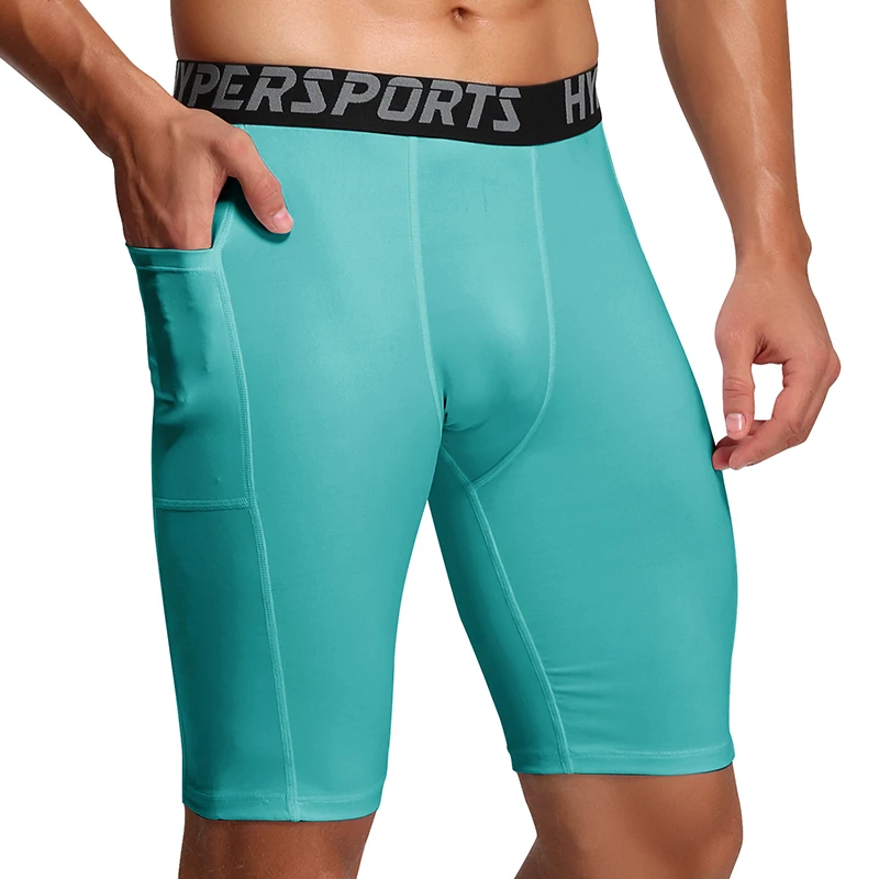 Men's Running Short Compression Tights Gym Fitness Sport Shorts Male Trunks