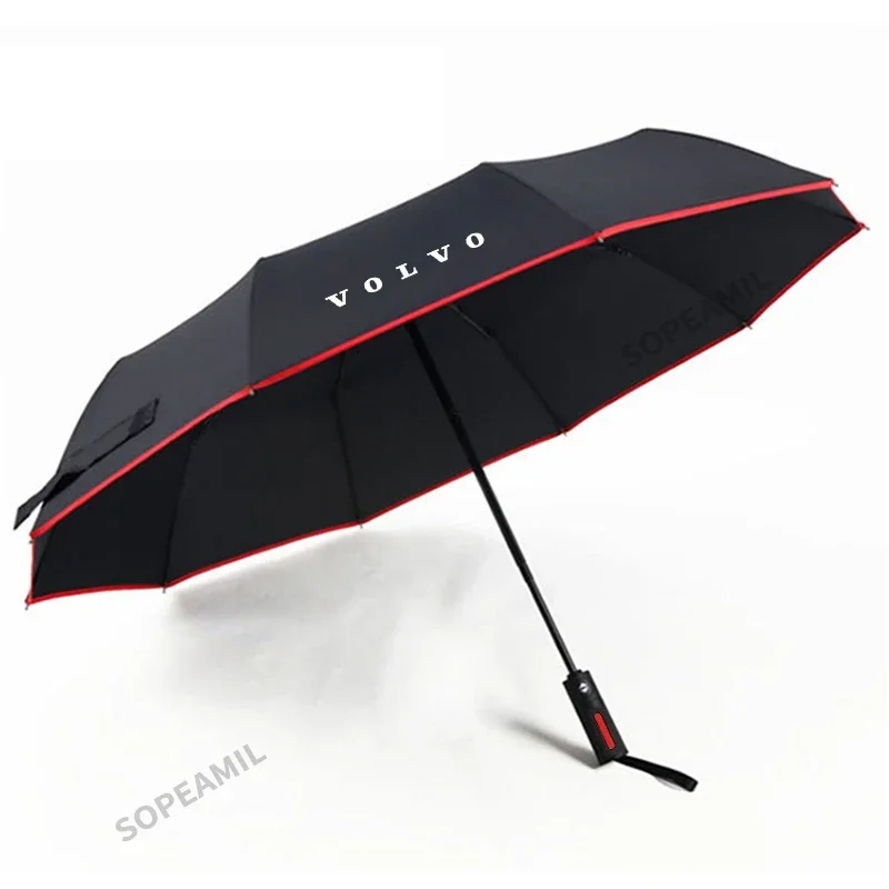 

For Volvo XC40 XC60 XC70 XC90 S40 S60 S80 S90 V40 V50 V60 V70 V90 C30 C70 Car Umbrella Automatic Folding UV Sunshade Accessories