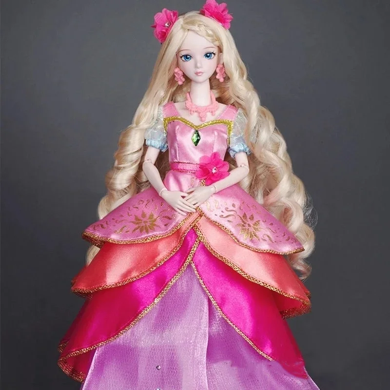 Nocna Lolita Yeluoli Doll 29cm BJD Princess Doll Series Anime Handmade Model Children Dress Up Toy Fairy Ice Princess Gift