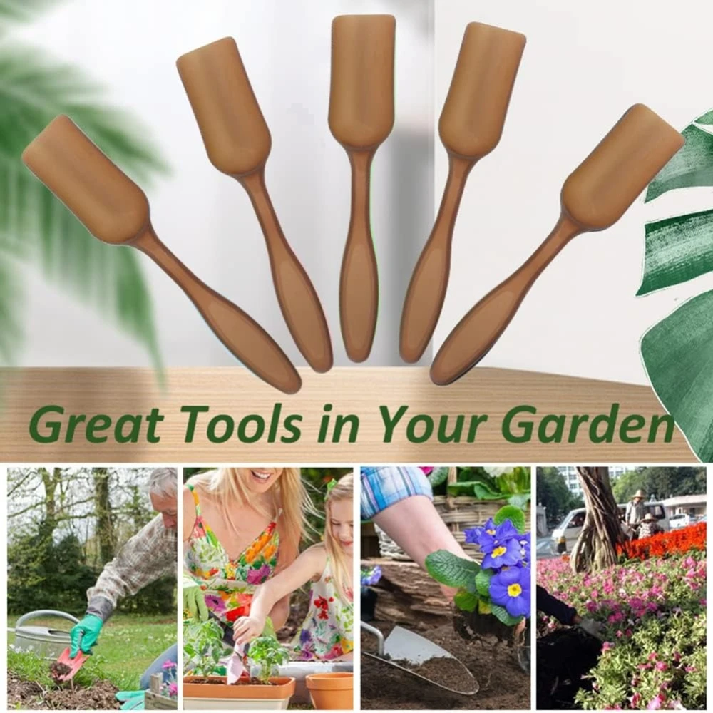 30PCS Plastic Mini Garden Shovel Spoons Soil Scoops, Cultivation Digging Transplanting Gardening Tools Loose Tea-leaf Scoops