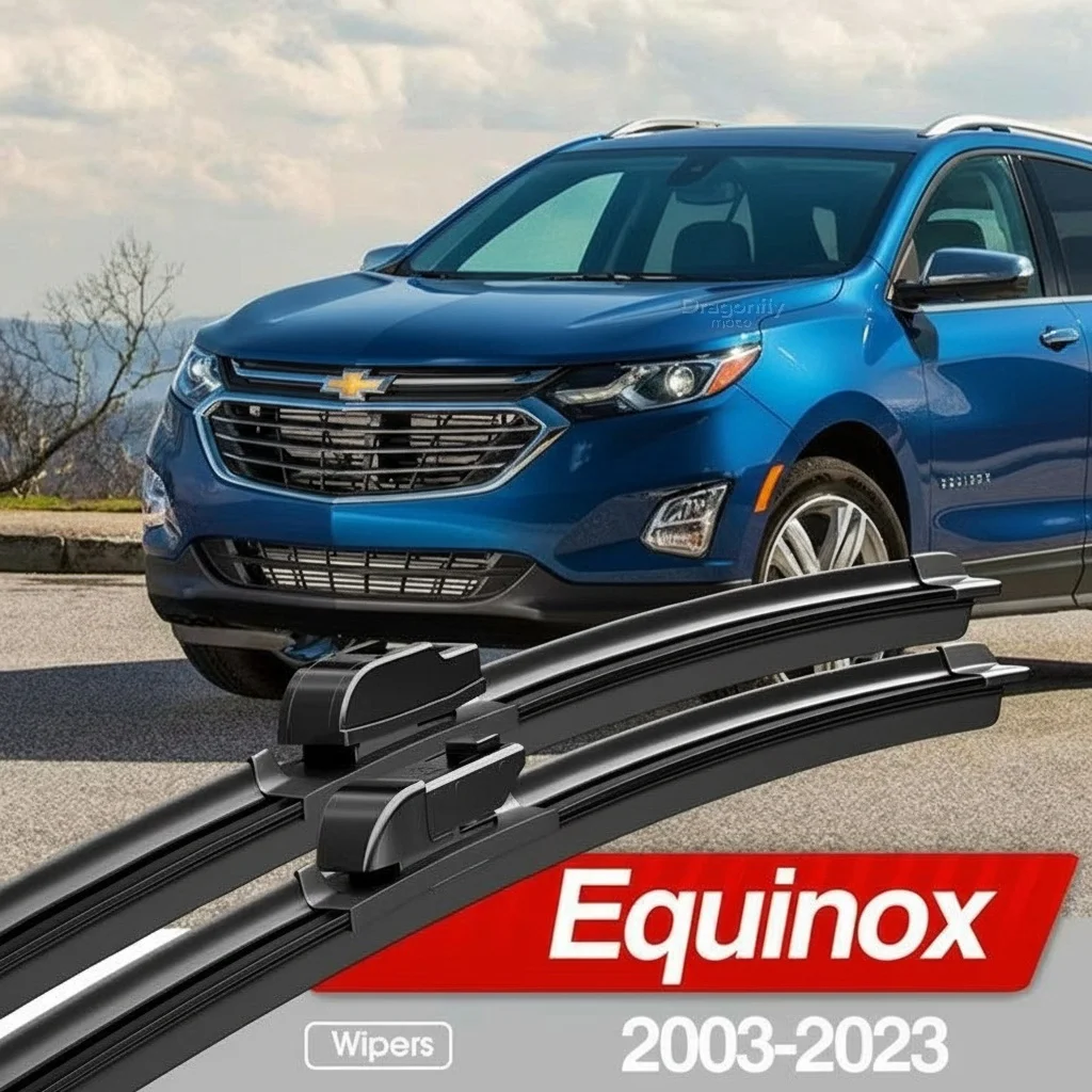 

Для Chevrolet Equinox 2003-2023: Комплект из 2 щеток стеклоочистителя лобового стекла, аксессуары для окон, 2004, 2010, 2017, 2019, 2020, 2022