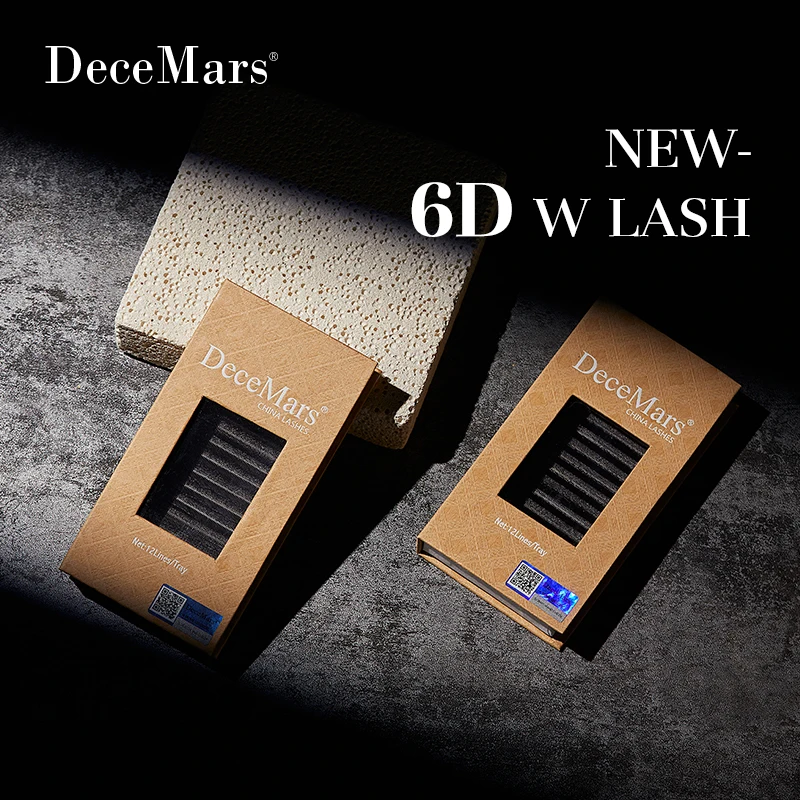 

DeceMars Новый тип 6D-W Наращивание ресниц