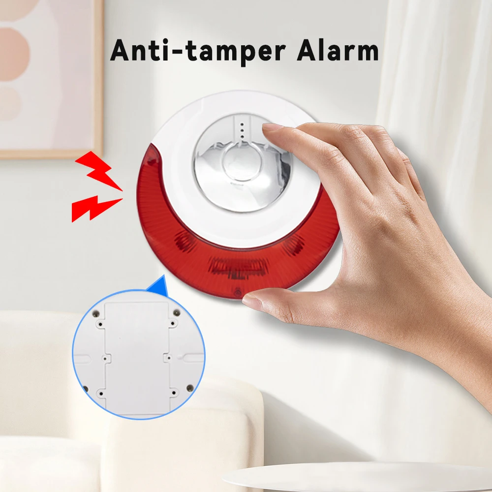 Meian Focus-Home Security Alarm System, Sirene Alarme, Smart Life Protection, Sem Fio, 110dB, 433MHz, Home Security