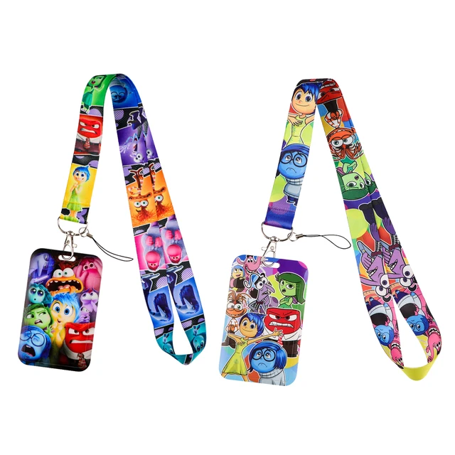 Cordão de filmes de desenhos animados para chaveiro, capa de cartão de identificação, passaporte, estudantes, celular, suporte de crachá usb, chaveiro, alças de pescoço, acessórios