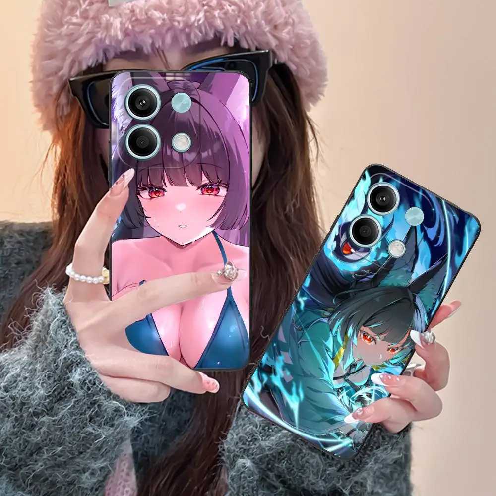 

Zenless Zone Zero Hoshimi Miyabi Phone Case for Xiaomi Redmi Note 14 13 12 11 A5 3 2 1 Pro Plus 4G 5G Colour Printing Protective
