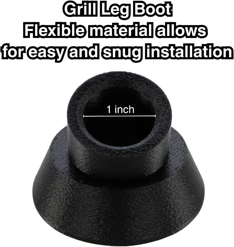 2/4pcs The Grill Boot Leg Cap for Weber Kettle Grill 1 Inch Replacement Foot For Patio Deck Protection