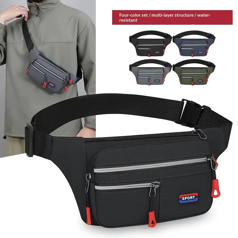 Lightweight Waterproof Waist Belt Fanny Pack for Running with Secure Money Wallet