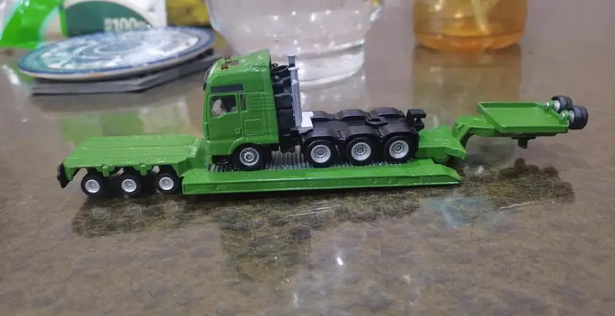 1/87 New Arrival Special Price Diecast Metal American Transport Truck Model Furniture Display Collection Toys For Children