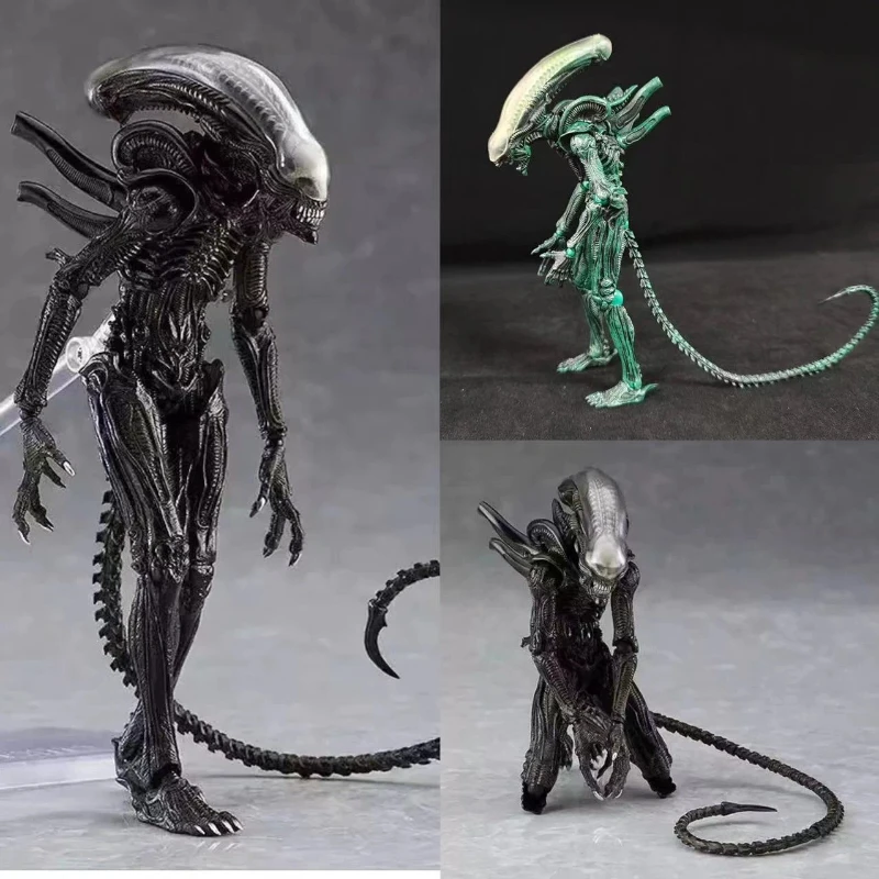 

16cm Figma Alien Action Figure Sp 108 Takayuki Takeya Ver Articulated Green Special Edition Boxed For Sci Fi Movie Collectors