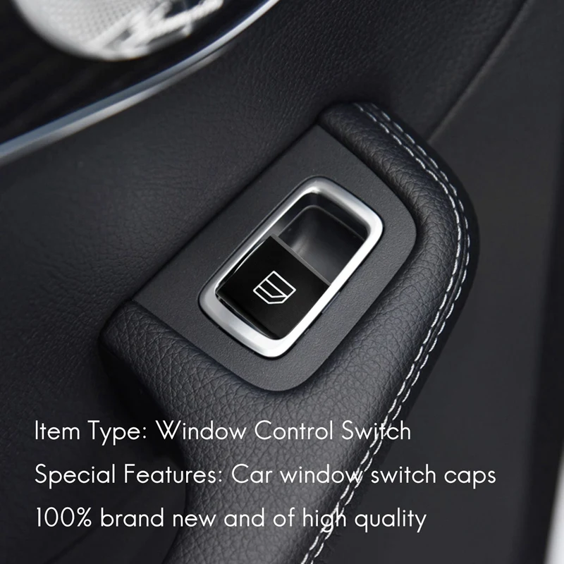 غطاء زر إصلاح مفتاح التحكم في النافذة ، تحكم في نافذة السائق ، مرسيدس بنز أ مل Gl R Class W164 X164 W251 W245 W169