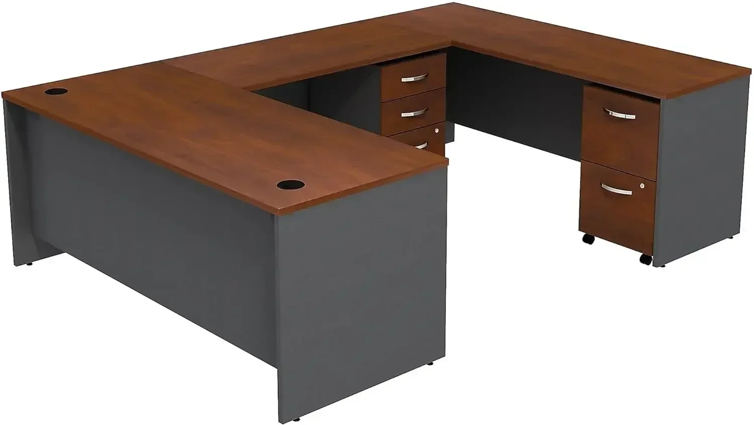 (XMSJ-Hot)シリーズCオフィスデスクスイート、ハンセンチェリー