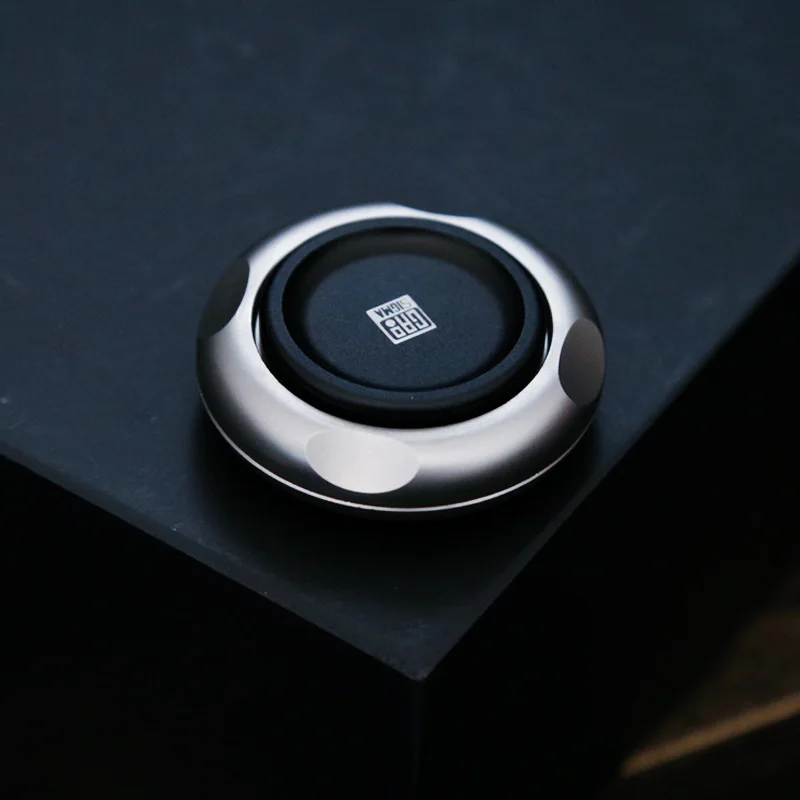 Magnetic Push Coin Haptic Pushing Card Plate Slider Ratchet Wheel Mini Fidget EDC Relieve Stress Relief Toy Antistresse Metal