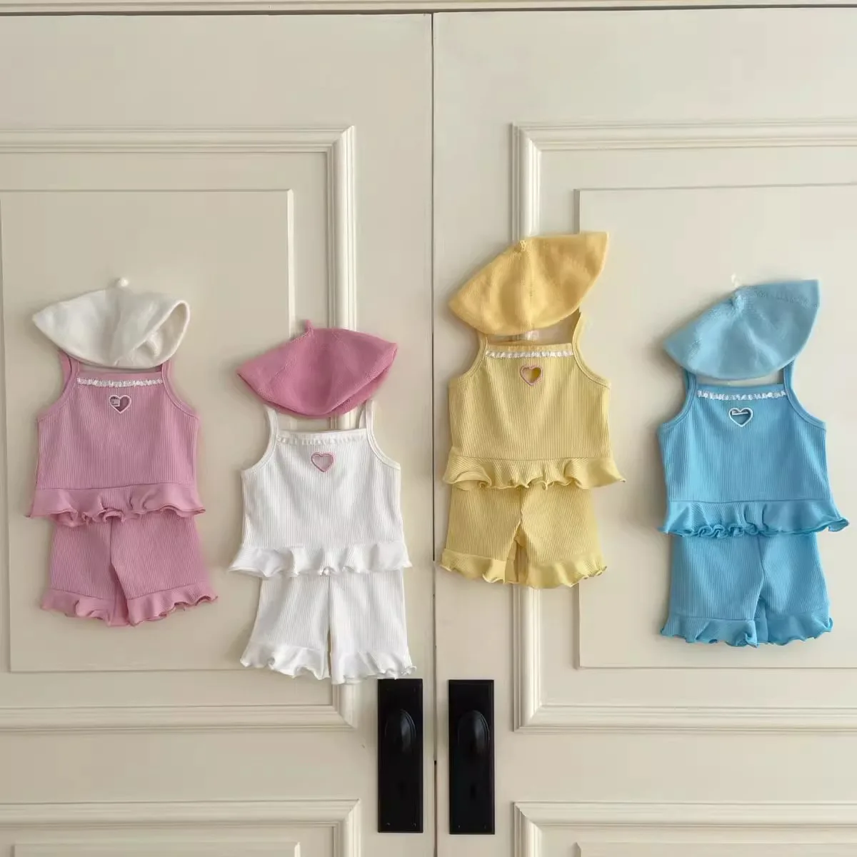 2026 Summer Baby's Sets New Product Girl's Thin CottonT-shirt Pants Set Comfortable Toddler Baby Clothing Set