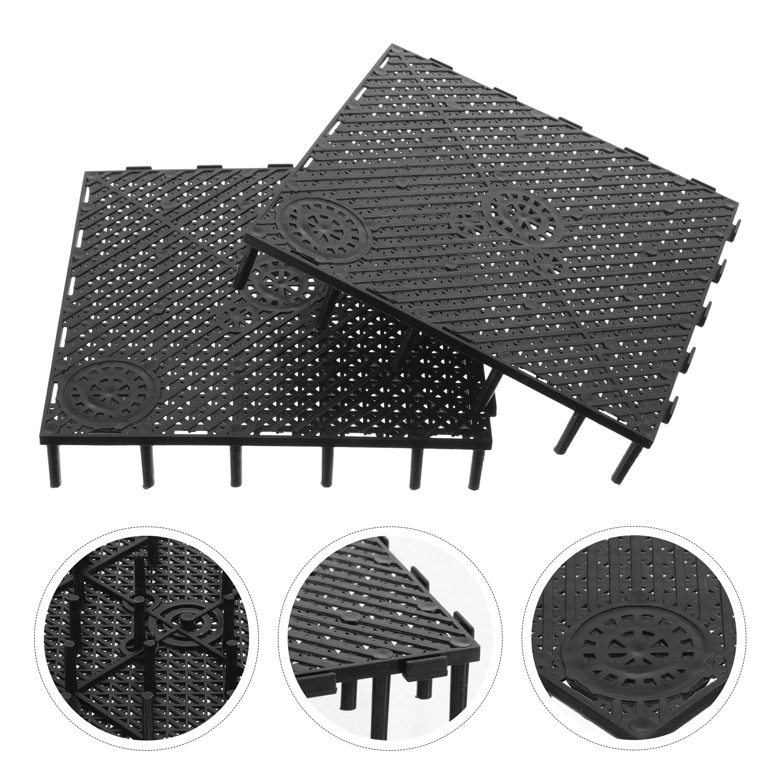 

20 Pcs Vacuum Filter Plate Air Filters Turtle Aquarium Divider under Gravel Fish Tank PVC