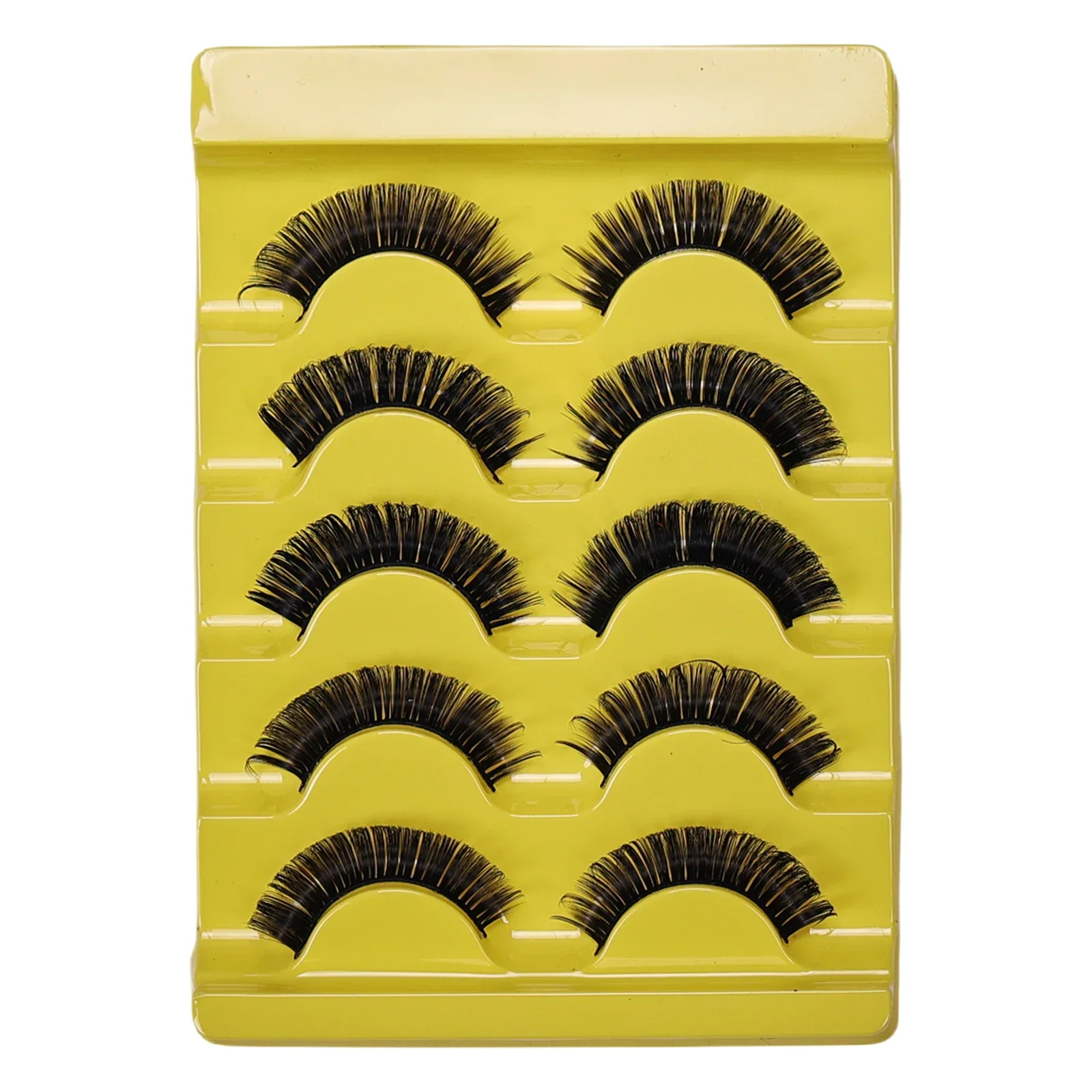 ขนตาปลอม 5 คู่ ขนตาปลอมแบบรัสเซีย ขนตาปลอมแบบฟู เหมาะสำหรับผู้เริ่มต้น ใส่ในงานปาร์ตี้ทุกวัน