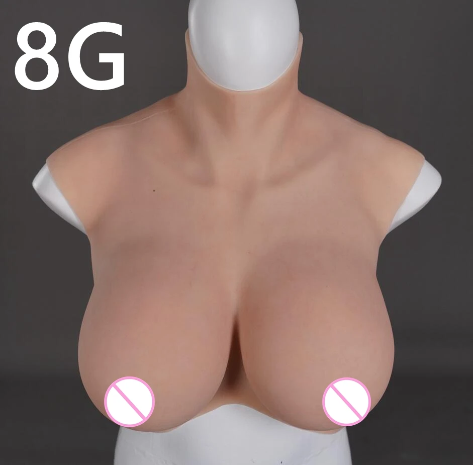 8G Top New Upgrade Airbag Filler Fake Artificial Boob Realistic Silicone Breast Form Crossdresser Shemale Transgender Drag Queen