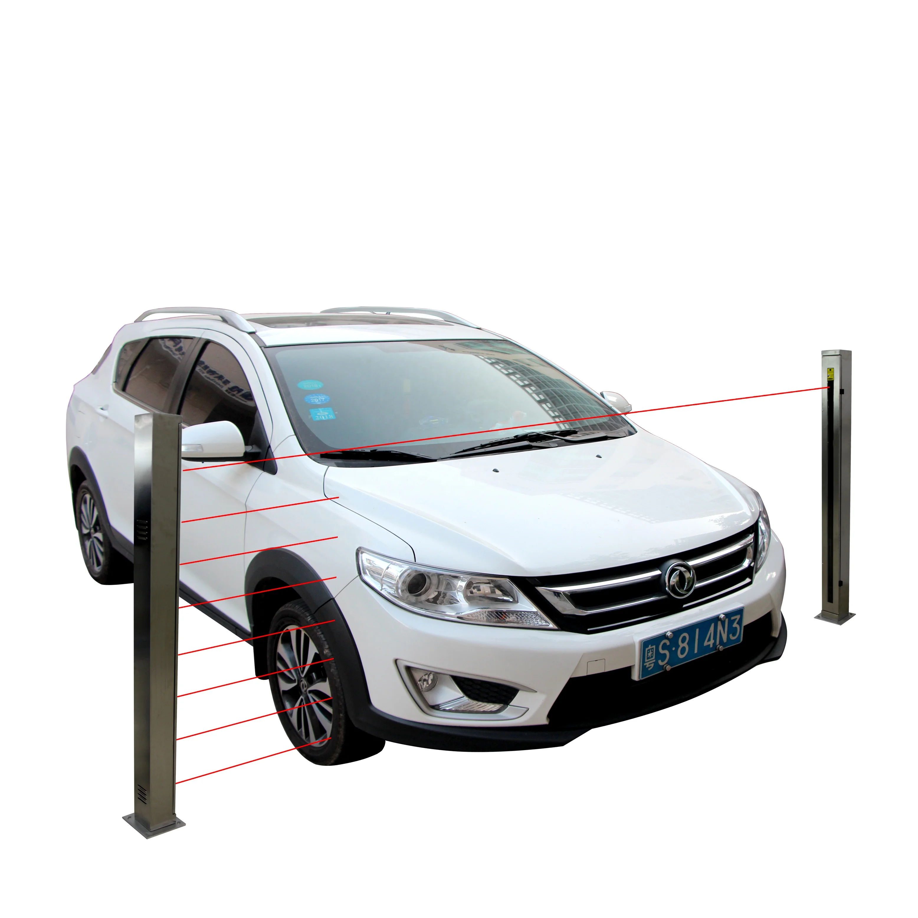 Automatic heating and defogging light curtain  for  ETC AVC sensors vehicle detection sensor