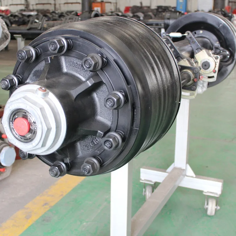 

New 13T-16T Oil-Bath Axle with 8-Stud Hub and Long-Life Seals for Sem Trailer