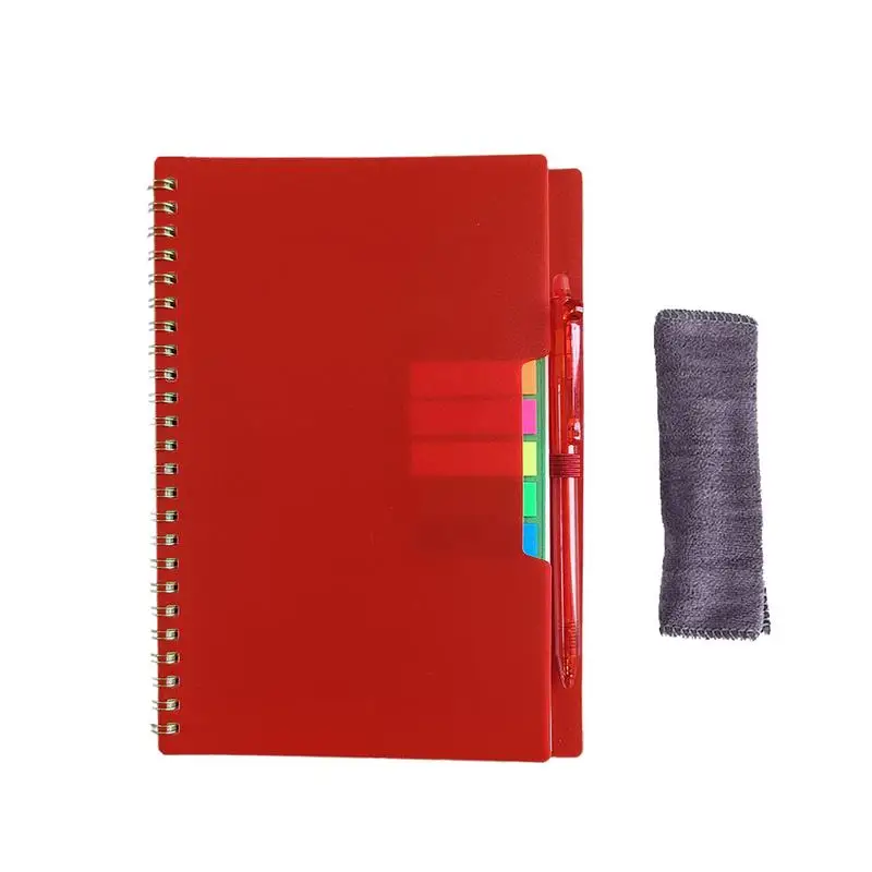 Reusable Smart Notebook Smart Reusable Notepad Spiral Notebook Smart Reusable Planner & Notepad Waterproof Mineral Stone Paper