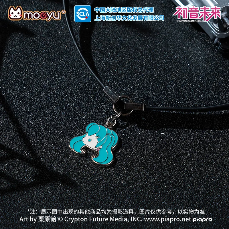Moeyu Hatsune Miku Ketting Chocker Vrouwen Mannen Kraag Lederen Kettingen Sieraden Verstelbare Vocaloid Figuur Halsketting Origineel