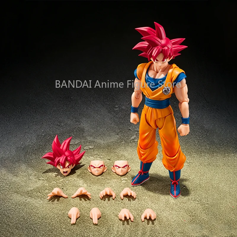 In Stock Bandai Dragon Ball SUPER SAIYAN SON GOKU GOD AURA and SON GOKU THE KIND-HEARTED 3.0 Finished Model Toy Collectible Gift view 4