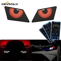 Devil's Eye Led Display For Car Headlight Modification DIY Animation Angle Eyes Pattern Turn Signal Lamp 12V or Acrylic Case