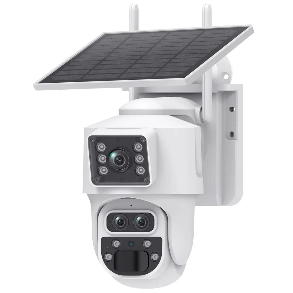 

Outdoor 4G solar camera 6MP wireless high definition 15X zoom dual screen