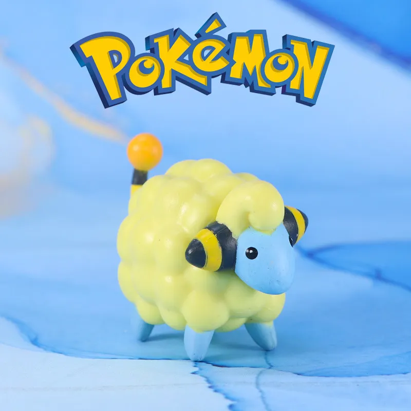 WCT Loose Mareep Figure Pokemon Collectible Model Toy - view 3