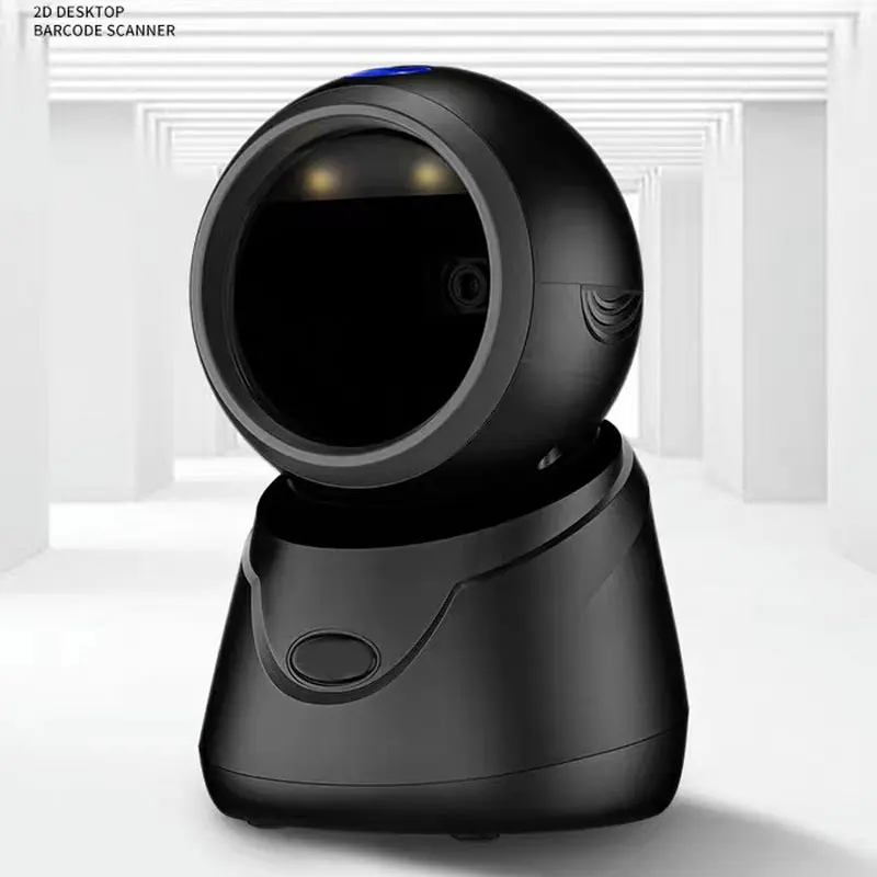 Picture 7: 1D 2D Barcode Scanner Desktop Supermarket USB QR Code Reader Wired Automatic Sensing Data Matrix EAN UPC Reading Decoder