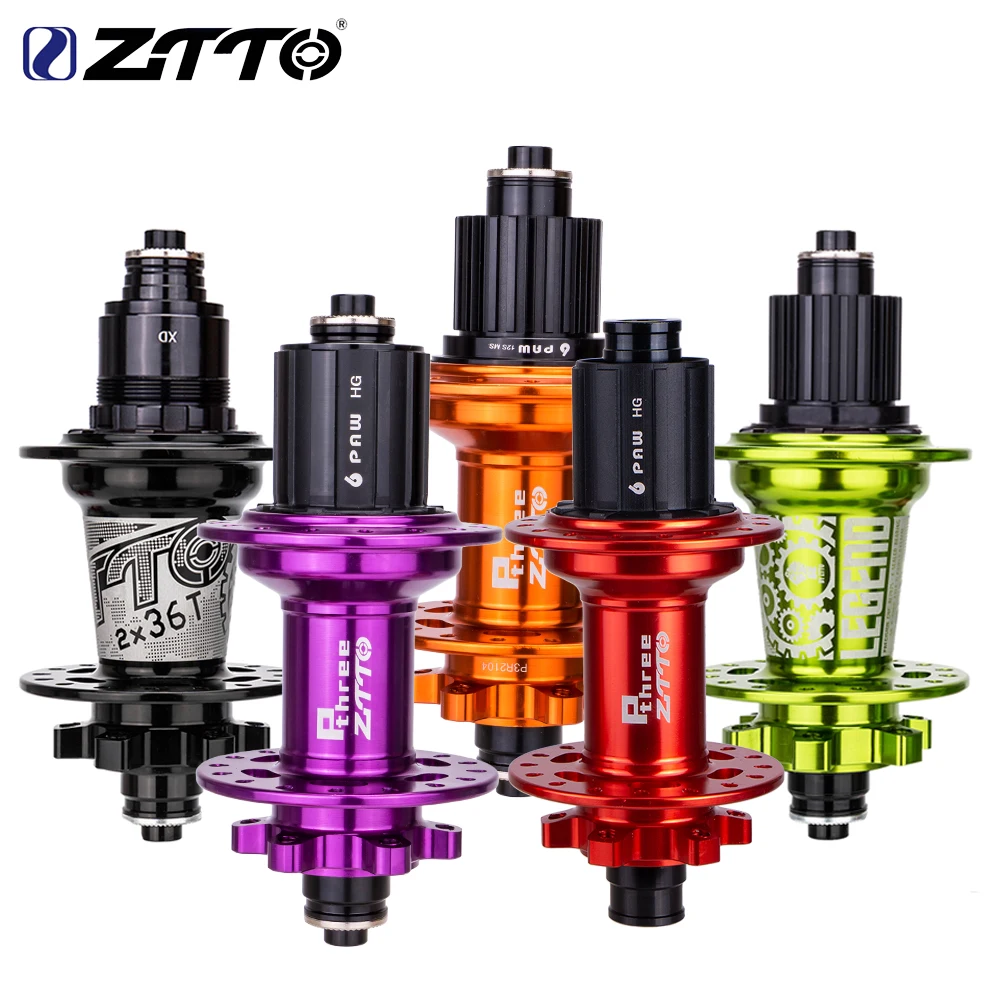 ZTTO MTB 32 Holes 6 Pawls Disc Brake Hub Rear Hub 6 Bolt Boost