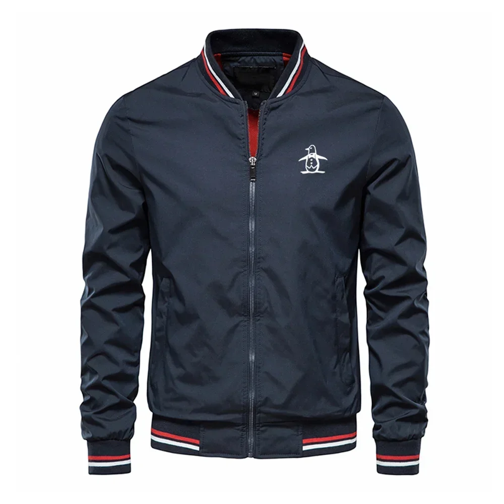 New/Korean/Golf/Men's stand up collar jacket zipper sportswear, Spring and Autumn fashion men's outdoor casual zipper jacket image 4