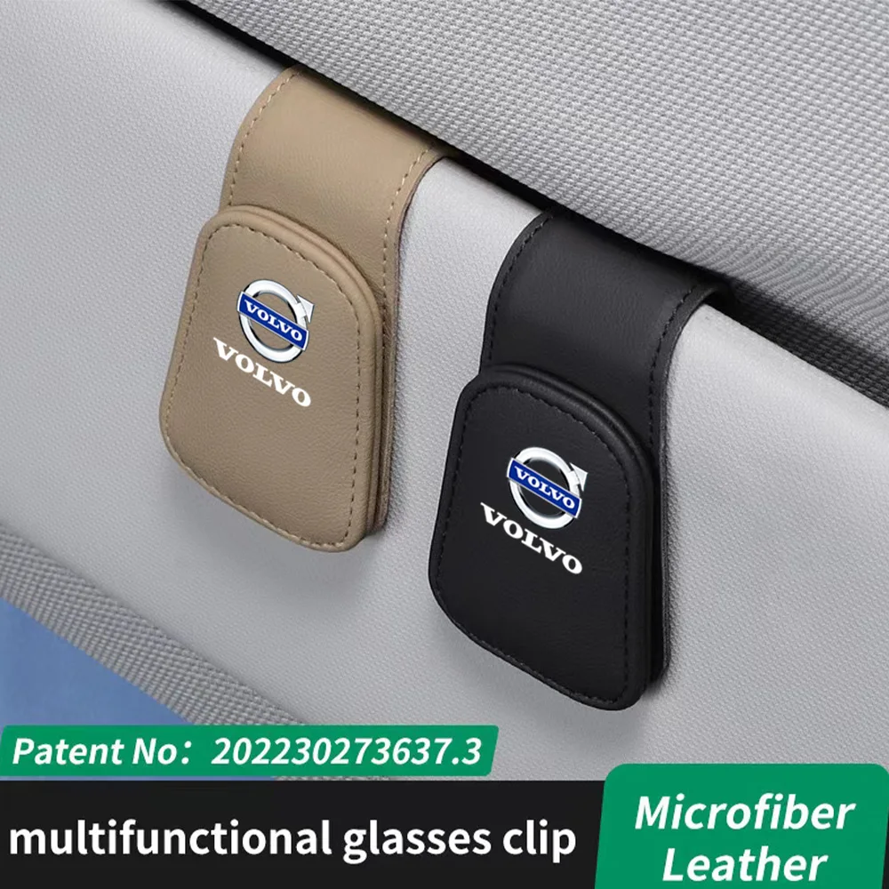 ل فولفو XC-الكلاسيكية V60 V40 XC90 S60 XC60 V70 S90 XC40 V90 C40 S40 S80L حافظة نظارات السيارات الشمس قناع حامل النظارات الشمسية كليب #1