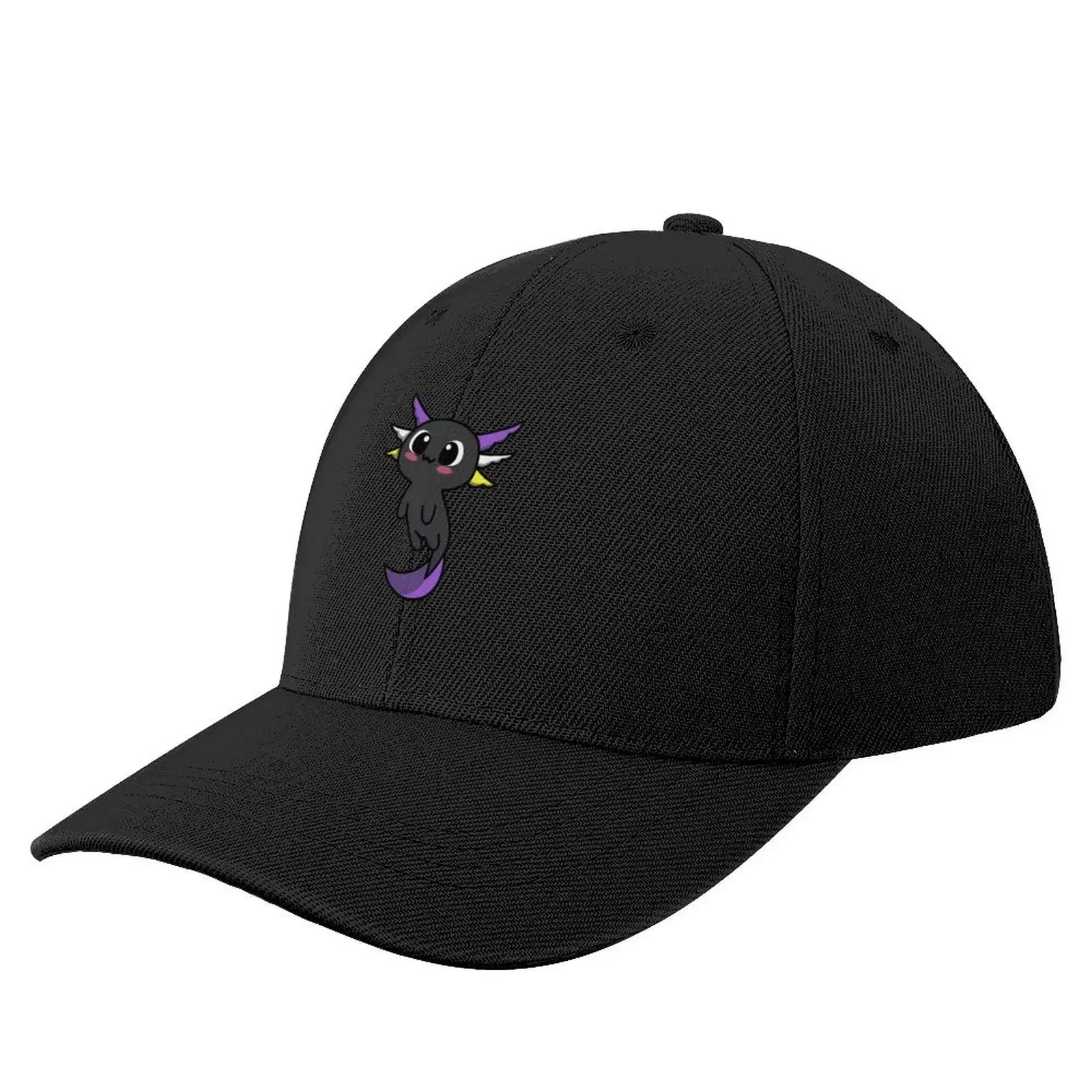 Pride Axolotl-Nonbinary Baseball Cap black Hood Sun Hats For Women Men's