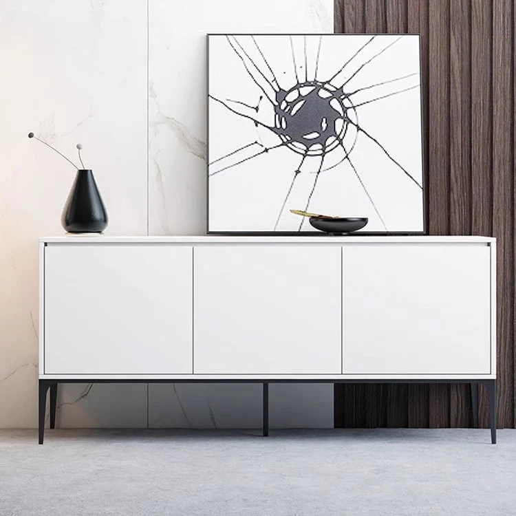 Nieuwe Italiaanse bijzetkast lichte luxe creatieve modetrend theekast