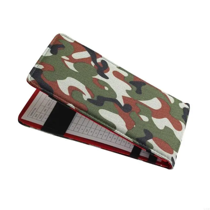Golf Scorecard Book Golf Journal Notebook with Pencil Yardage Book Pocket Golf Score Book Golf Gift for Men & Women  - view 5