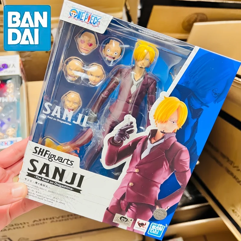 

Original Bandai S.h.figuarts Shf One Piece Sanji The Raid On Onigashima In Stock Anime Figures Statue Model Toys Birthday Gifts