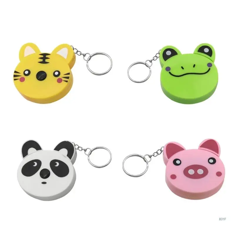 150cm Tape Measure Double Scale Cartoon Animal Flexible Ruler for Weight Loss Medical Body Measurement Sewing Portable