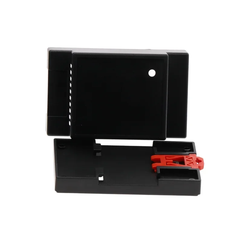 Brand new 88x55x44mm DIN Rail PLC Fire detection instrument Power switch box, instrument housing, guide rail electrical Shell view 5