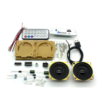 DIY Electronic Kit Bluetooth Speaker Electronics DIY Soldering Project Kit Bluetooth Stereo Speaker Support U Disk