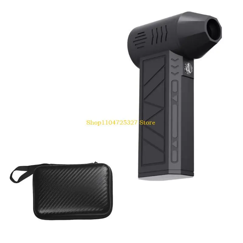 

D8KF Rechargeable Miniature Turbos Jet Fan 130000RPM Adjustable Wind Speed Blower for Home and Office Use Efficient Cleaning