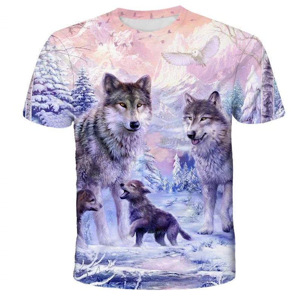 

2024 New Fashion Lovers Wolf T Shirt Men's T-shirts For Men Free Ship Top Tee Short Sleeve Camiseta 3d Print Tshirt Branded