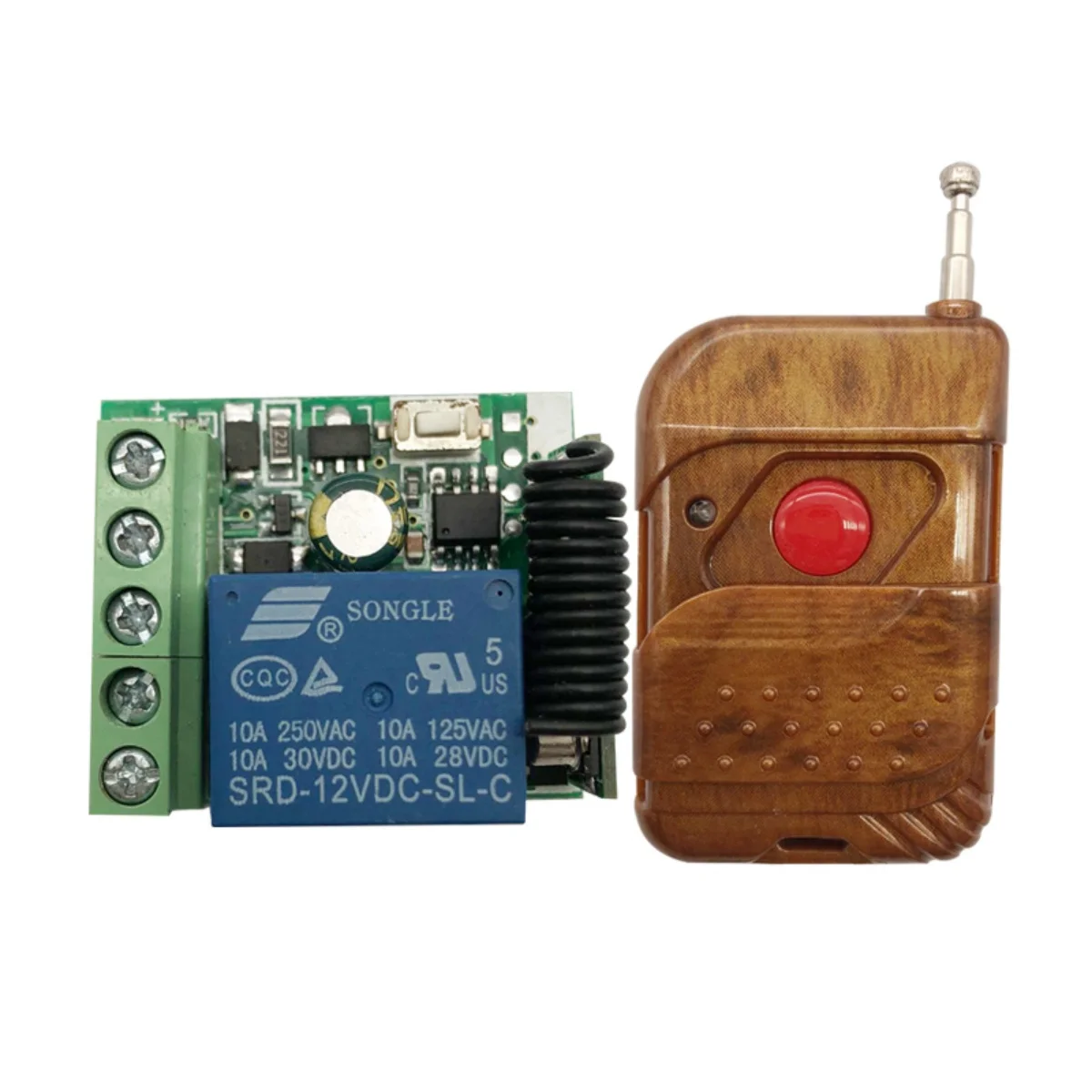 DC12V Channel 433MHz Exit Button Switch Module Wireless Remote Control Receiver for Home & Office Access Control System