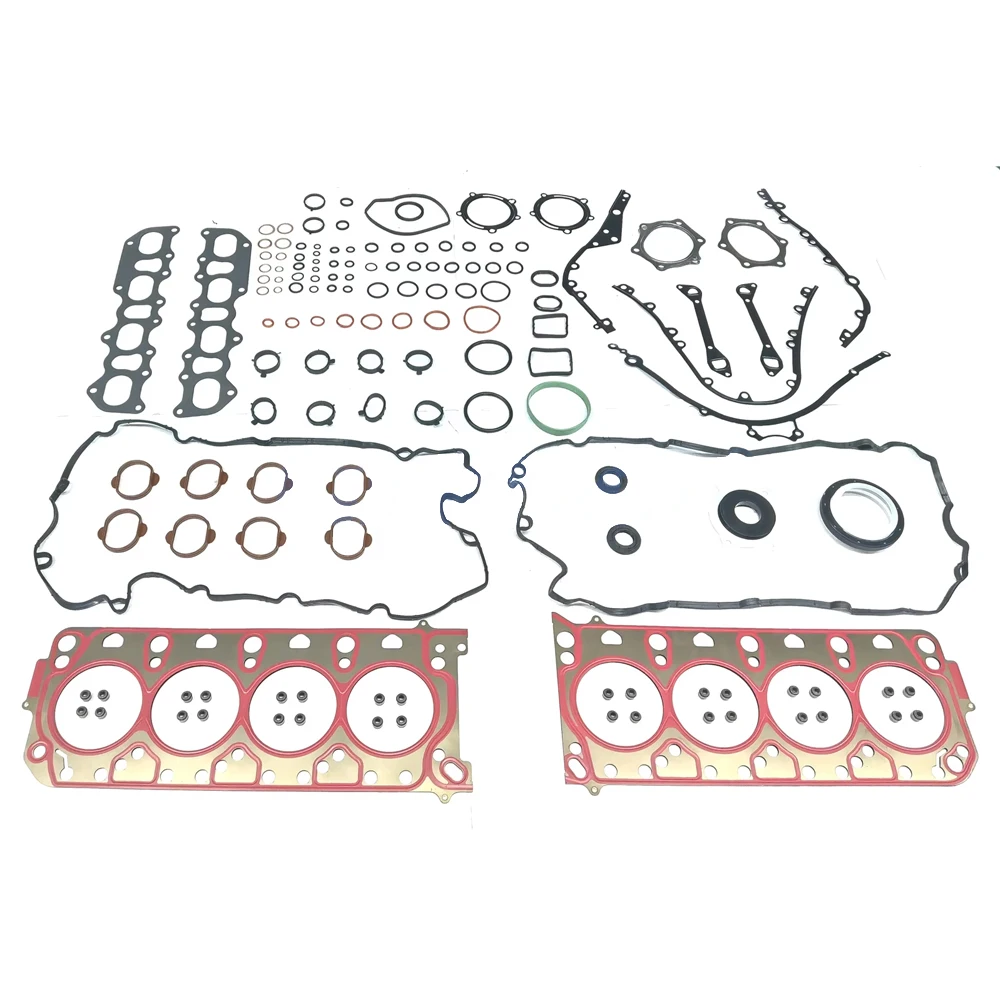 Engine Parts Overhaul Repair Gasket Kit Fit 4.8 L For 2007-2019 Porsche Cayenne Panamera Turbo S M48 4.8L V8 OEM 94810304724