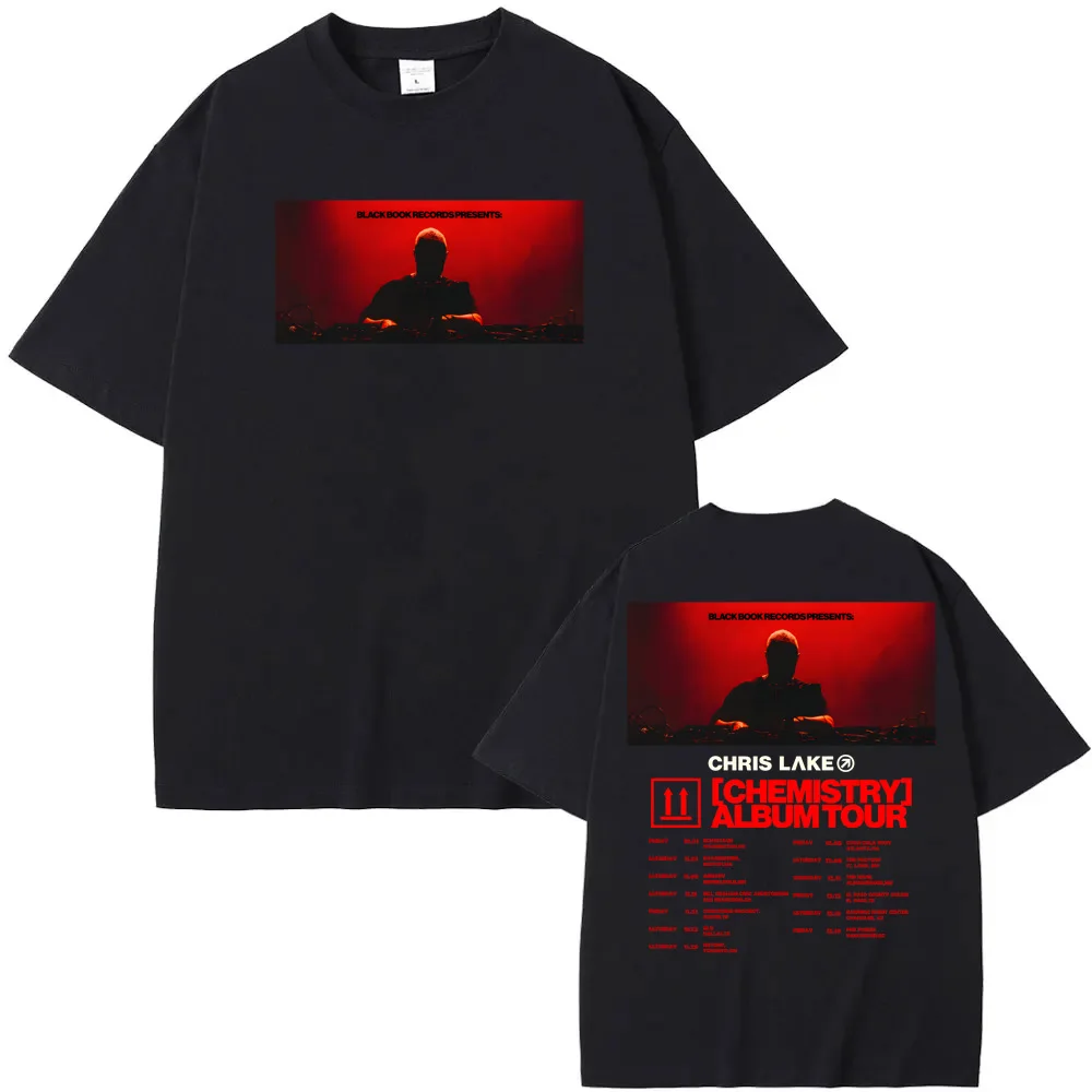 

Chris Lake U.K.DJ TOUR2025 T-Shir Unisex Gothic Summer Soft Tee-shirt Sleeve Women/men Casual 100%cottonTshirt Round Neck Tees