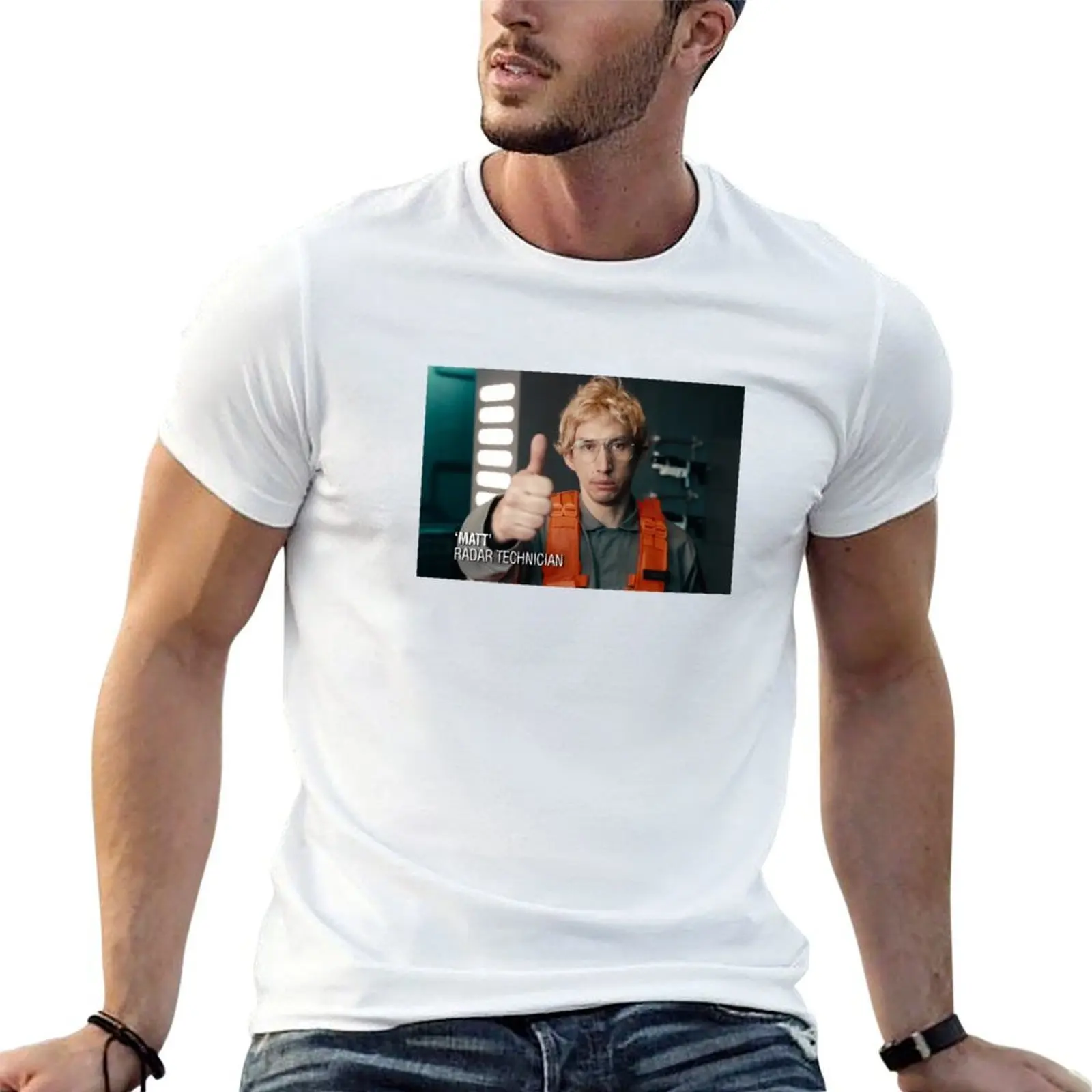 Matt the Radar Technician T-Shirt boys animal print boys whites t shirts for men