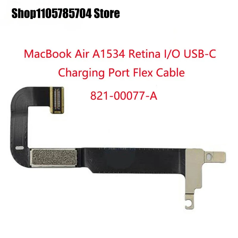 SS Replacement Laptop I/O USB-C Charging Port Flex Cable For MacBook Air A1534 Retina 12 inch 2015 821-00077-A - view 2