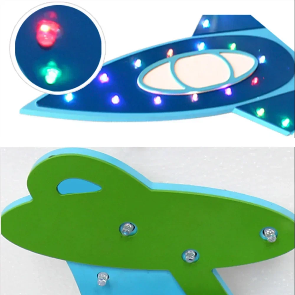 Audio Amplifier Acrylic Wireless  E14 Led Ceiling Lights Kids 110V-220V USB Speakers Wooden   Light
