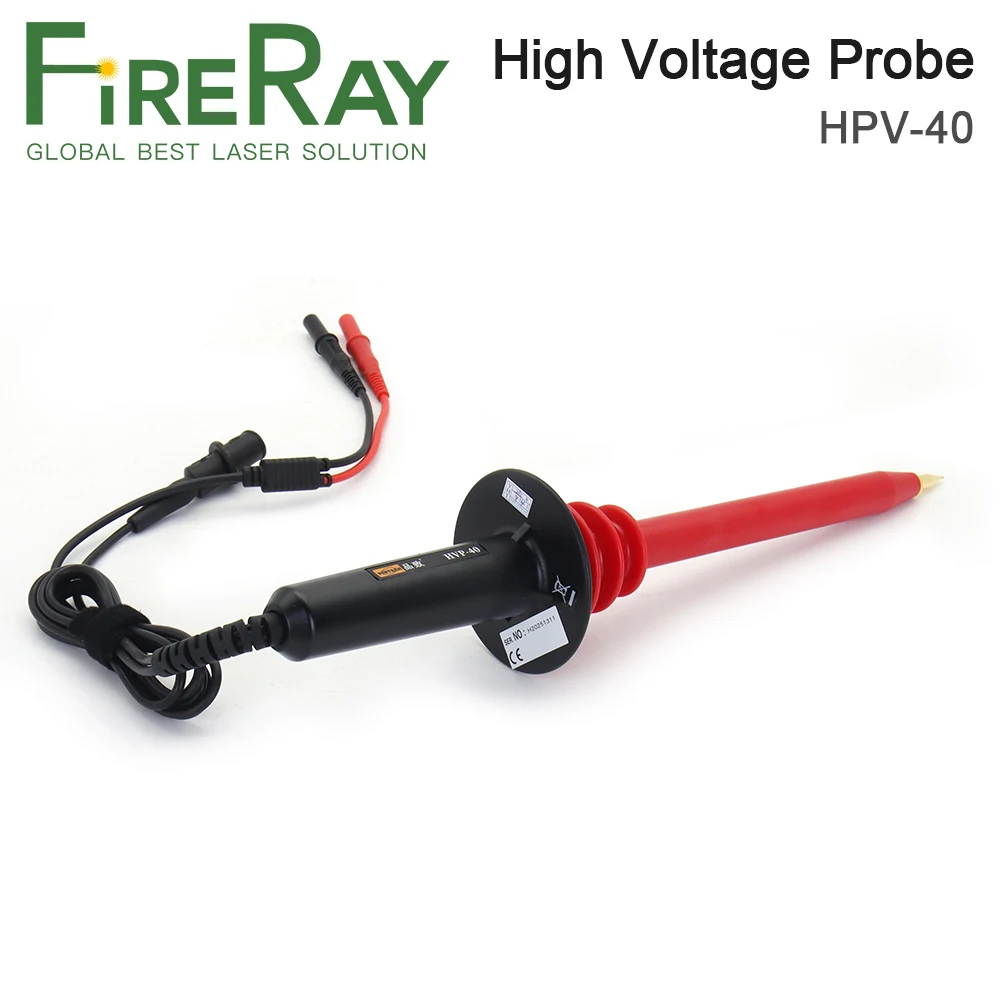 FireRay رقمي متعدد الجهد العالي التحقيق 0 ~ 40KV 1000:1 HVP-40 موصلات اختبار سلك لمتعدد متر متعدد