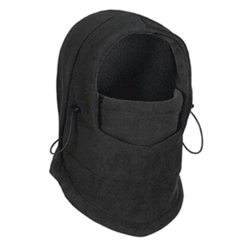 2023 New Fashion Warm Cap Winter Men Women Hats Waterproof Thermal Fleece Balaclava Hat Hooded Neck Warmer Hiking Scarves Hats