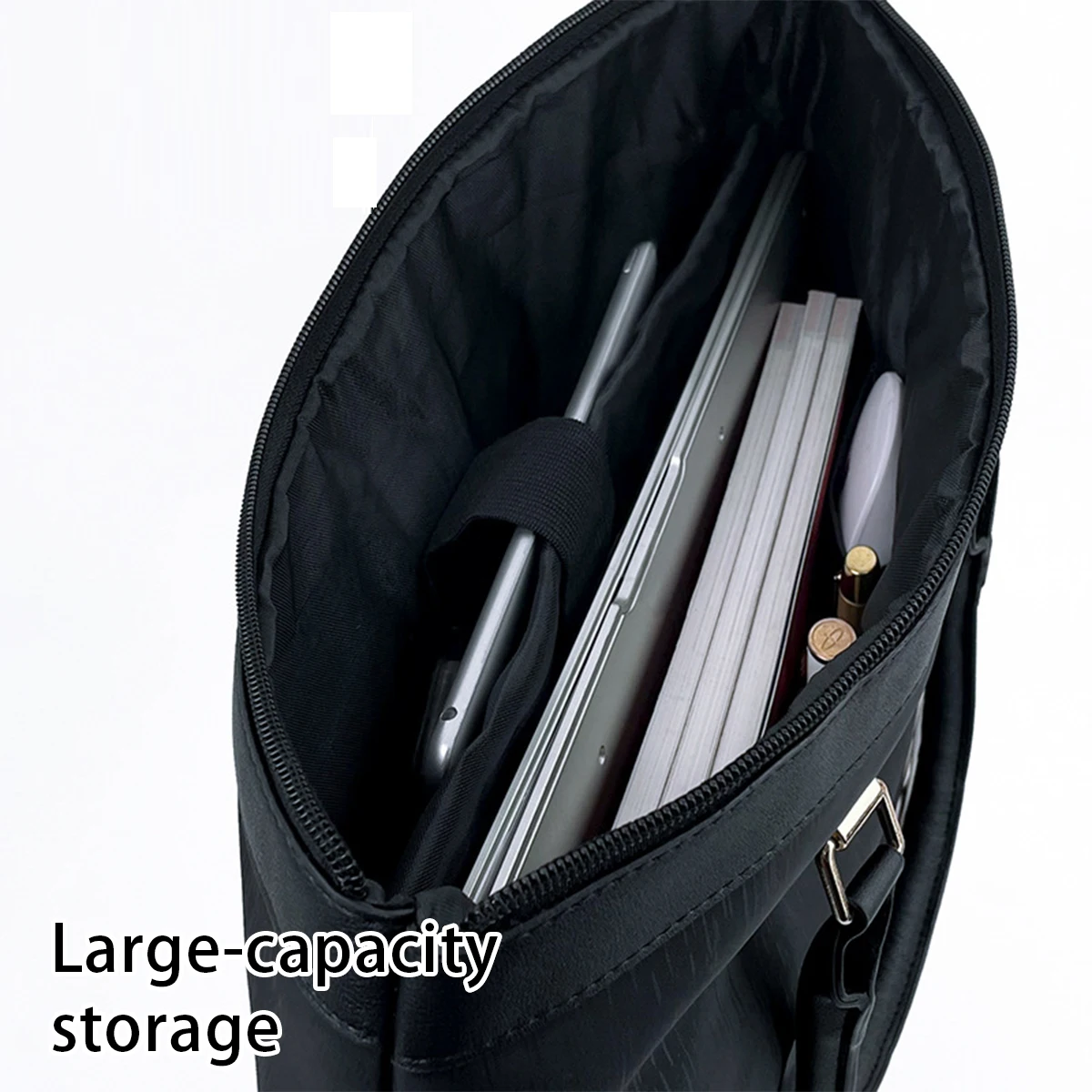 Business handbag, large capacity computer bag, waterproof briefcase, conference material storage bag, easy to carry